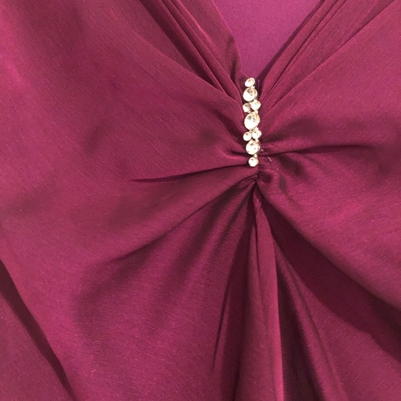 SL Fashions Purple Dress Size 12 - Picture 3 of 5